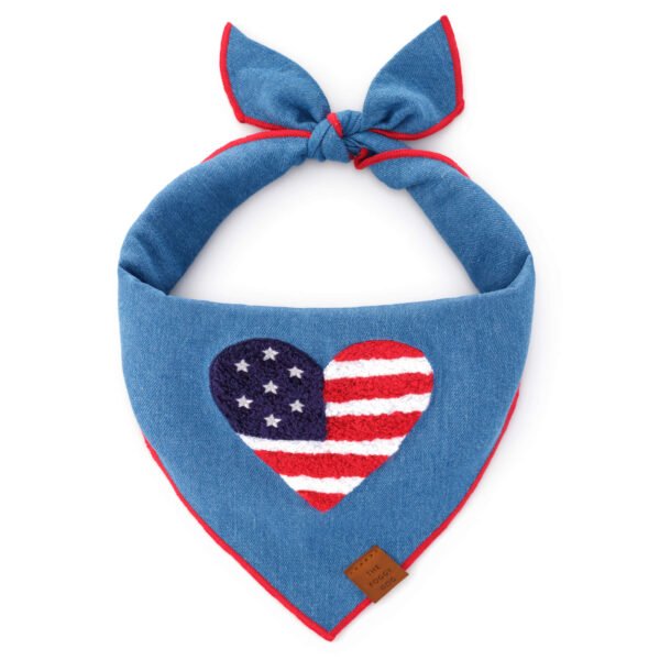 Americana Applique Dog Bandana