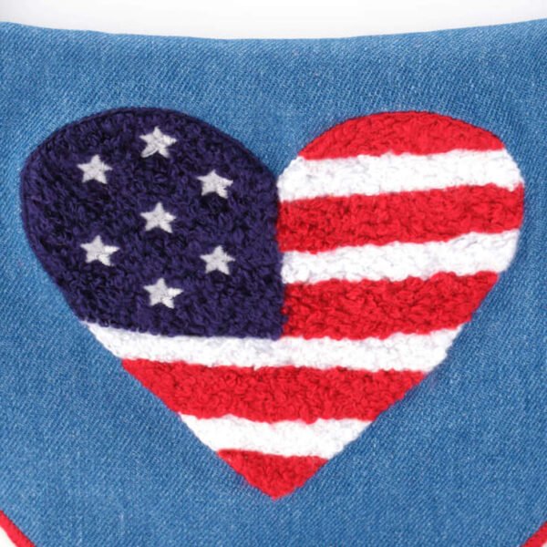 Americana Applique Dog Bandana