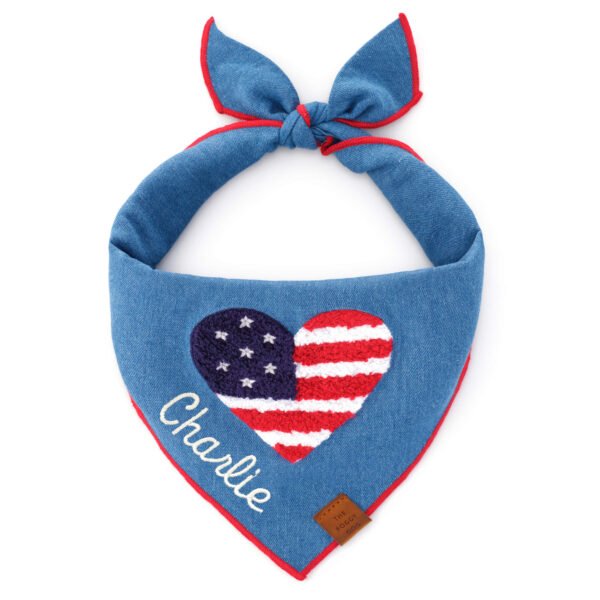 Americana Applique Dog Bandana