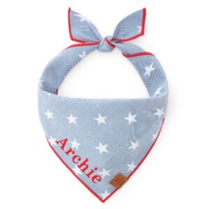 Liberty_Bandana_Embroidered Liberty Dog Bandana