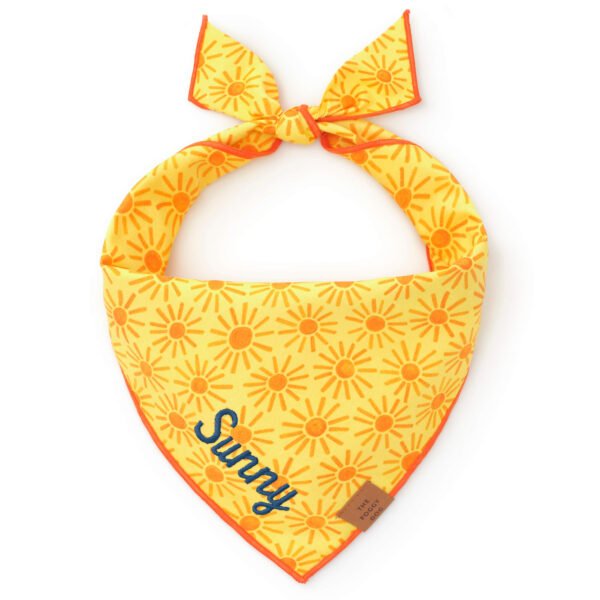 Here Comes the Sun Dog Bandana
