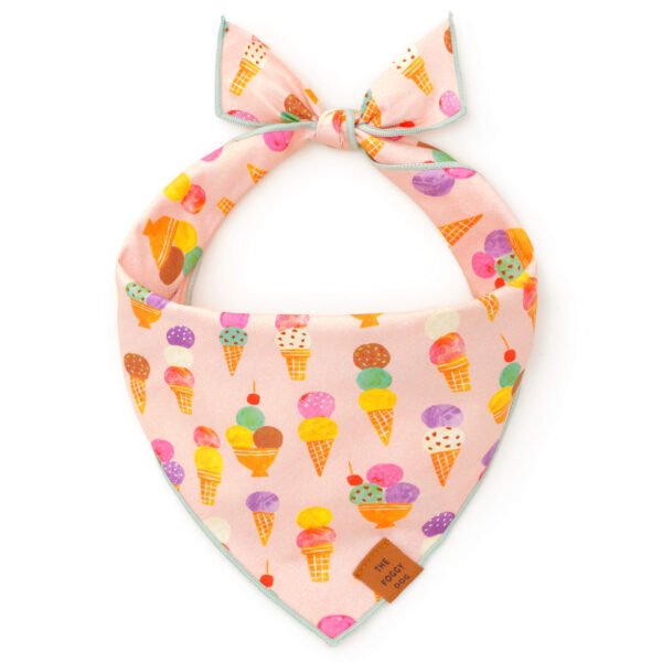 Summer25_Sundae-Funday_Bandana Sundae Funday Dog Bandana