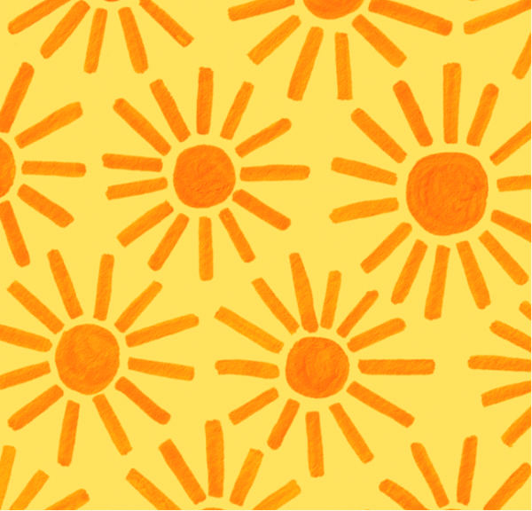 Here Comes the Sun Dog Bandana