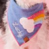 Rainbow Applique Dog Bandana